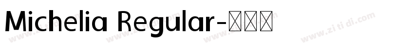Michelia Regular字体转换